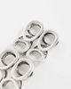 Reclaimed Vintage Reclaimed Vintage circle bracelet in silver - 2