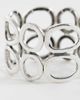 Reclaimed Vintage Reclaimed Vintage circle bracelet in silver - 3