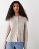 Reclaimed Vintage Reclaimed Vintage crochet boxy cardigan with 3D flowers in cream-White - 1