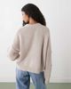 Reclaimed Vintage Reclaimed Vintage crochet boxy cardigan with 3D flowers in cream-White - 3