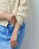Reclaimed Vintage Reclaimed Vintage crochet cable knit cardi in buttermilk yellow-MULTI - 3