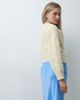 Reclaimed Vintage Reclaimed Vintage crochet cable knit cardi in buttermilk yellow-MULTI - 4