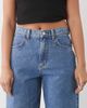 Reclaimed Vintage Reclaimed Vintage cropped barrel leg denim jeans in mid blue - 4