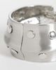 Reclaimed Vintage Reclaimed Vintage cuff bangle with stud detailing-Silver - 3