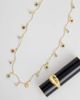 Reclaimed Vintage Reclaimed Vintage dainty necklace with floral charms in gold - 2