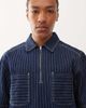 Reclaimed Vintage Reclaimed Vintage denim boxy shirt with zip detail in blue pinstripes - part of a set - 3