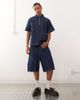 Reclaimed Vintage Reclaimed Vintage denim carpenter shorts in blue pinstripes - part of a set - 1