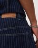Reclaimed Vintage Reclaimed Vintage denim carpenter shorts in blue pinstripes - part of a set - 3