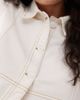 Reclaimed Vintage Reclaimed Vintage denim cropped western shirt in ecru - part of a set-White - 3