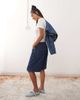 Reclaimed Vintage Reclaimed Vintage denim jorts in mid blue wash - 4