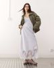 Reclaimed Vintage Reclaimed Vintage denim lace insert strappy cami midi dress in light blue wash - 3