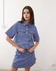 Reclaimed Vintage Reclaimed Vintage denim shirt in tonal blue pinstripe - part of a set - 1