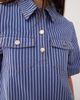 Reclaimed Vintage Reclaimed Vintage denim shirt in tonal blue pinstripe - part of a set - 3