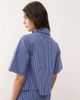 Reclaimed Vintage Reclaimed Vintage denim shirt in tonal blue pinstripe - part of a set - 4