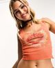 Reclaimed Vintage Reclaimed Vintage diamante heart tank top in red - 1