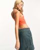Reclaimed Vintage Reclaimed Vintage diamante heart tank top in red - 4