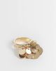Reclaimed Vintage Reclaimed Vintage disc charm ring in gold tone - 1