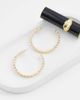 Reclaimed Vintage Reclaimed Vintage disc large hoop earrings in gold tone - 2