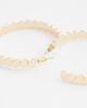 Reclaimed Vintage Reclaimed Vintage disc large hoop earrings in gold tone - 4
