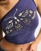 Reclaimed Vintage Reclaimed Vintage distressed one shoulder tank top in purple - 4