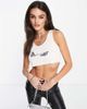Reclaimed Vintage Reclaimed Vintage distressed tank top with grungy butterfly print in off white - 3