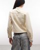 Reclaimed Vintage Reclaimed Vintage drummer boy jacket in ecru twill-Green - 4