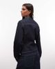 Reclaimed Vintage Reclaimed Vintage drummer boy jacket in indigo twill-Green - 4