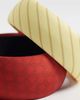 Reclaimed Vintage Reclaimed Vintage fabric stripe and polka dot bangle 2 pack in tones-Multi - 3