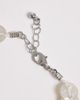 Reclaimed Vintage Reclaimed Vintage faux mother-of-pearl multi pack bracelets in silver tone - 3