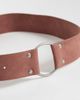 Reclaimed Vintage Reclaimed Vintage faux suede chunky belt in mauve-pink - 3
