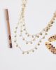 Reclaimed Vintage Reclaimed Vintage festival gold disc chain layered long necklace - 2