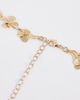 Reclaimed Vintage Reclaimed Vintage festival gold disc chain layered long necklace - 4