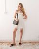 Reclaimed Vintage Reclaimed Vintage festival mini babydoll dress with lace inserts in white - 1