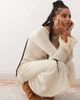 Reclaimed Vintage Reclaimed Vintage flared sleeve crochet festival maxi dress in buttermilk cream-White - 2