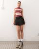 Reclaimed Vintage Reclaimed Vintage flippy mini skirt with godets in black - 1