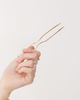 Reclaimed Vintage Reclaimed Vintage french hair pin in gold - 2