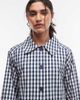 Reclaimed Vintage Reclaimed Vintage gingham plaid trench in navy-Blue - 3