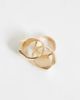 Reclaimed Vintage Reclaimed Vintage gold-tone 3 pack of rings with black stone - 2