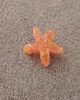 Reclaimed Vintage Reclaimed Vintage hair claw clip with starfish in orange - 3
