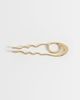 Reclaimed Vintage Reclaimed Vintage hair pin with twist detail in gold tone - 1