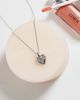 Reclaimed Vintage Reclaimed Vintage heart pendant necklace with star detail in silver-GOLD - 2