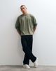 Reclaimed Vintage Reclaimed Vintage henley neck t-shirt in khaki green - 4