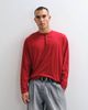 Reclaimed Vintage Reclaimed Vintage henley neck t-shirt in red - 1