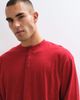 Reclaimed Vintage Reclaimed Vintage henley neck t-shirt in red - 2