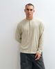 Reclaimed Vintage Reclaimed Vintage henley T-shirt in stone-Neutral - 2