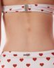 Reclaimed Vintage Reclaimed Vintage high waist bikini bottom with seam details in retro heart print-Multi - 3