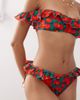Reclaimed Vintage Reclaimed Vintage hipster bikini bottom with ruffles in fruity orange print-Multi - 1