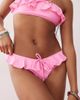 Reclaimed Vintage Reclaimed Vintage hipster bikini bottom with ruffles in pink - 2