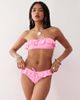 Reclaimed Vintage Reclaimed Vintage hipster bikini bottom with ruffles in pink - 4