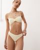 Reclaimed Vintage Reclaimed Vintage hipster bikini bottoms in cream-Neutral - 1